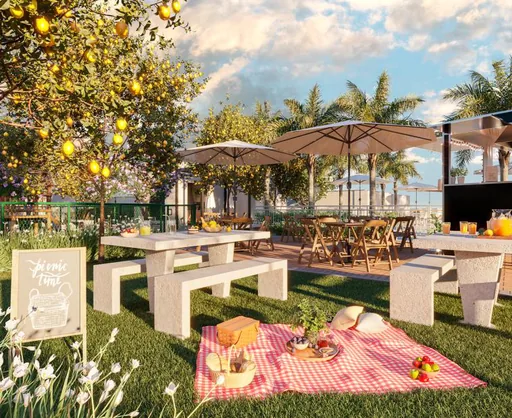 Area piquenique jardim amenidade render 2