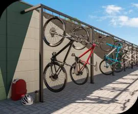 Bicicletario area comum render 3