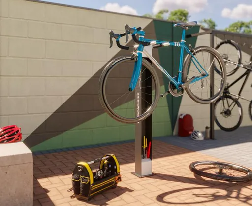 Bicicletario oficina manutencao amenidade