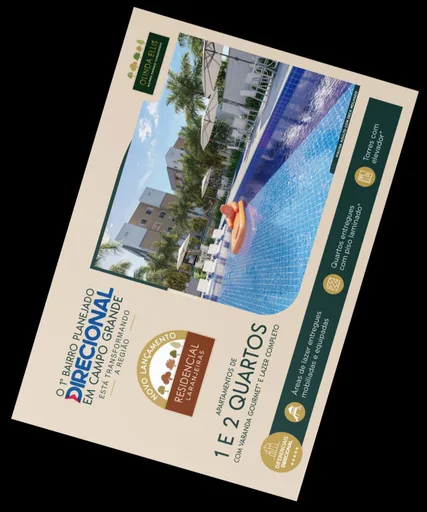 Capa folheto residencial laranjeiras direcional