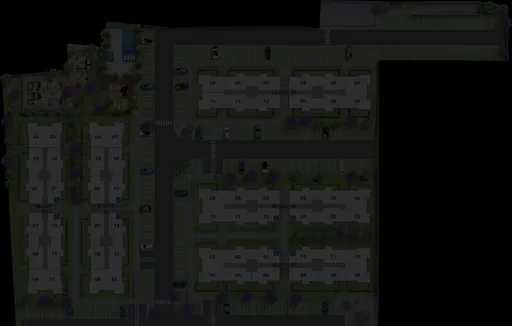 Implantacao blocos condominio numerados