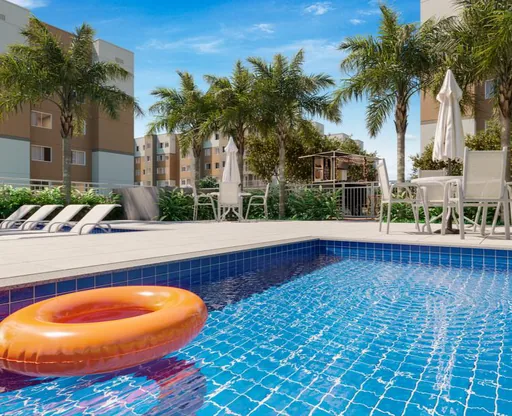 Piscina area lazer condominio