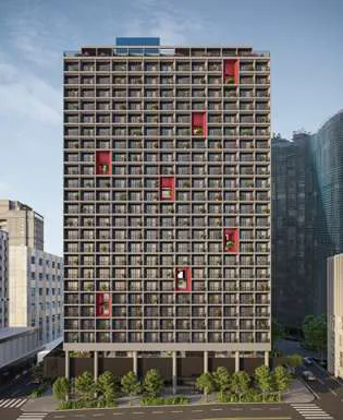 Fachada edificio vista rua