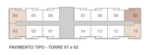 Pavimento tipo torre 01 02 planta unidades