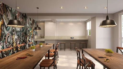 Salao festas area comum render