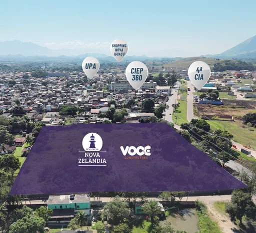 Terreno localizacao aerea nova zelandia nova iguacu