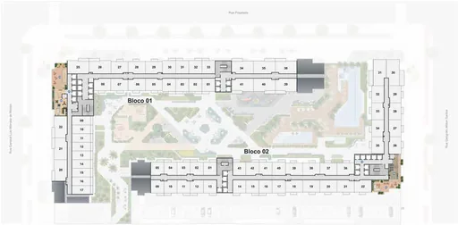 Implantacao blocos numeracao unidades