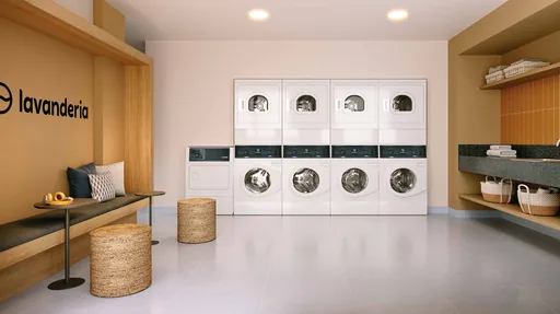 Lavanderia coletiva area comum