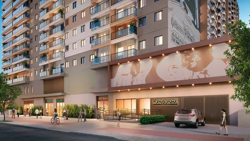 Render fachada comercial teres empreendimento