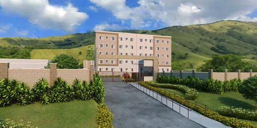 Fachada empreendimento render externo