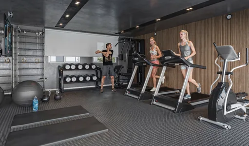 Academia fitness sala equipamentos