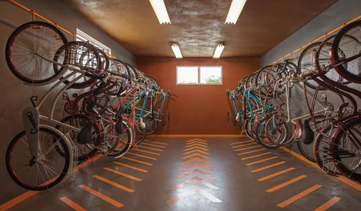 Bicicletario condominio amenidade