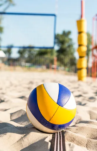 Quadra volei areia amenidade