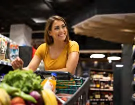 Supermercado conveniencia comercio local