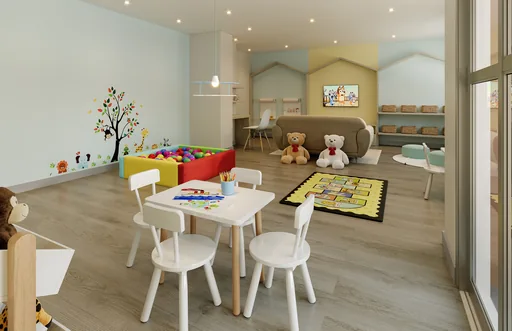 Brinquedoteca render area infantil
