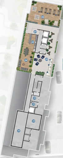 Planta implantacao pavimento lazer areas comuns