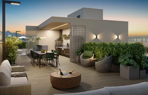 Terraco gourmet area lazer render