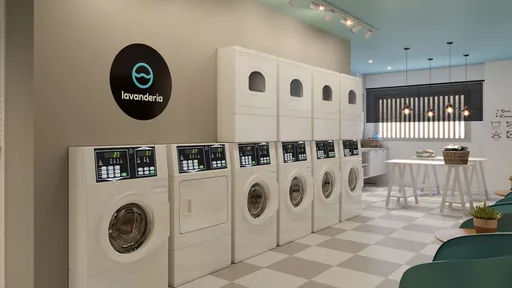Lavanderia coletiva amenidade condominio