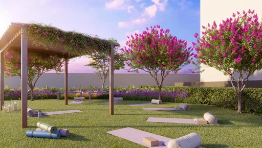 Area yoga jardim amenidade render 2