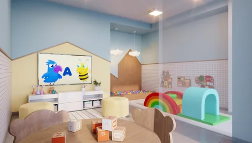 Brinquedoteca render area infantil
