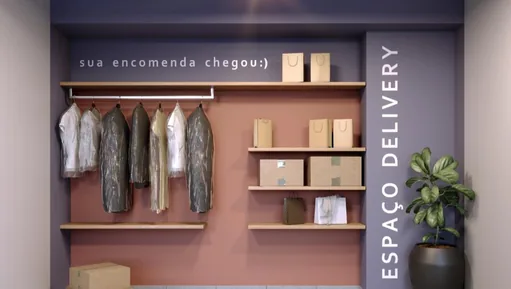 Espaco delivery area comum amenidade