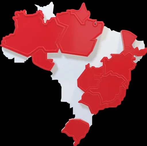 Mapa brasil regioes atuacao