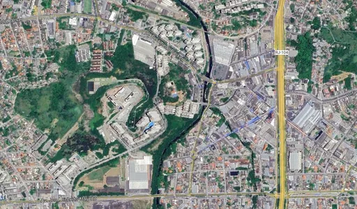Mapa satelite localizacao entorno empreendimento