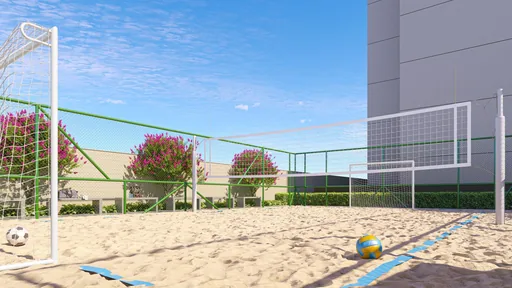 Quadra areia futvolei condominio