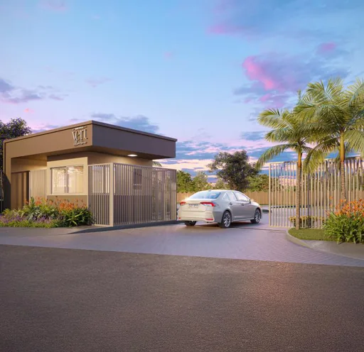 Render portaria entrada condominio