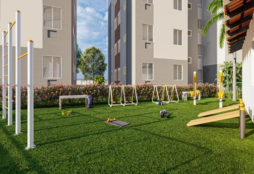 Academia ar livre area lazer condominio