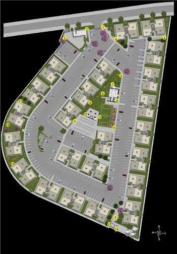 Implantacao condomin unidades numeradas