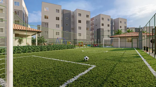 Quadra futebol society area lazer condominio