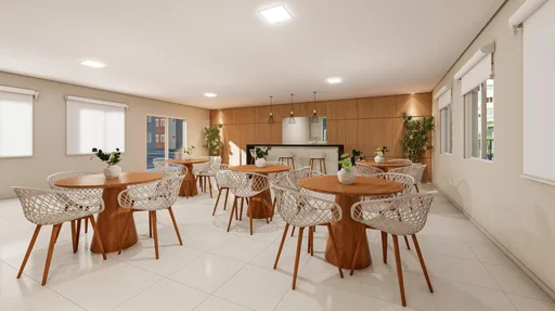 Salao festas render interior mesas