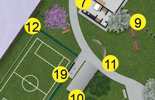 Implantacao areas comuns numeradas