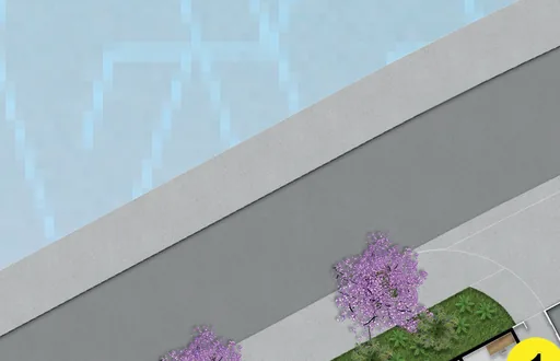 Implantacao vista aerea empreendimento