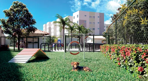 Render pet place area amenidade noturna