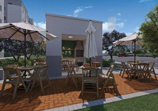 Area churrasco espaco gourmet externo