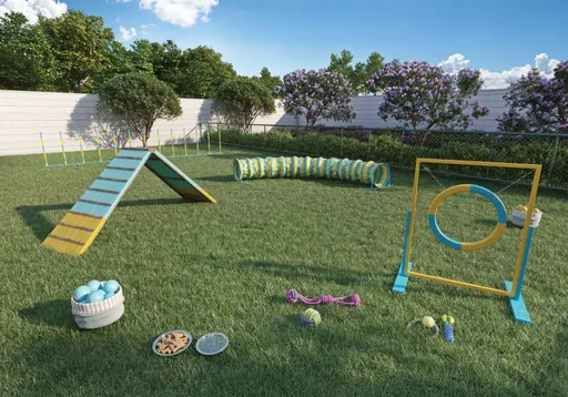 Pet place area lazer animais