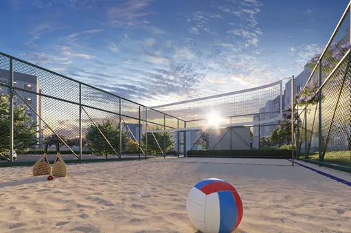 Quadra areia beach tennis volei condominio