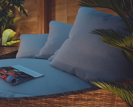 Area descanso mobiliario area externa