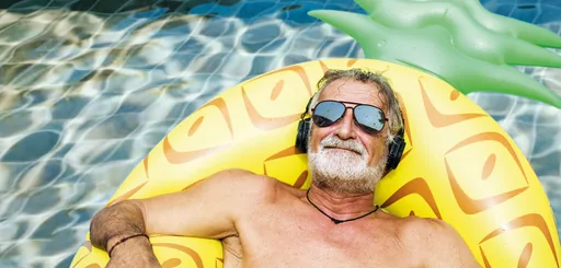 Estilo vida piscina lazer adulto