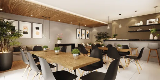 Salao festas area convivencia render