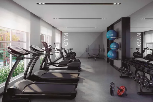 Academia fitness render amenidade