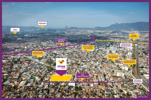 Mapa aereo localizacao vivaz ramos